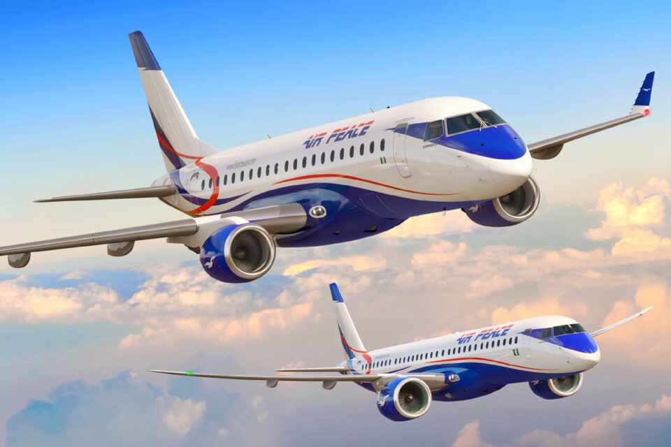 Air Peace Da Nig Ria Anuncia Pedido Firme Para Cinco Jatos Embraer