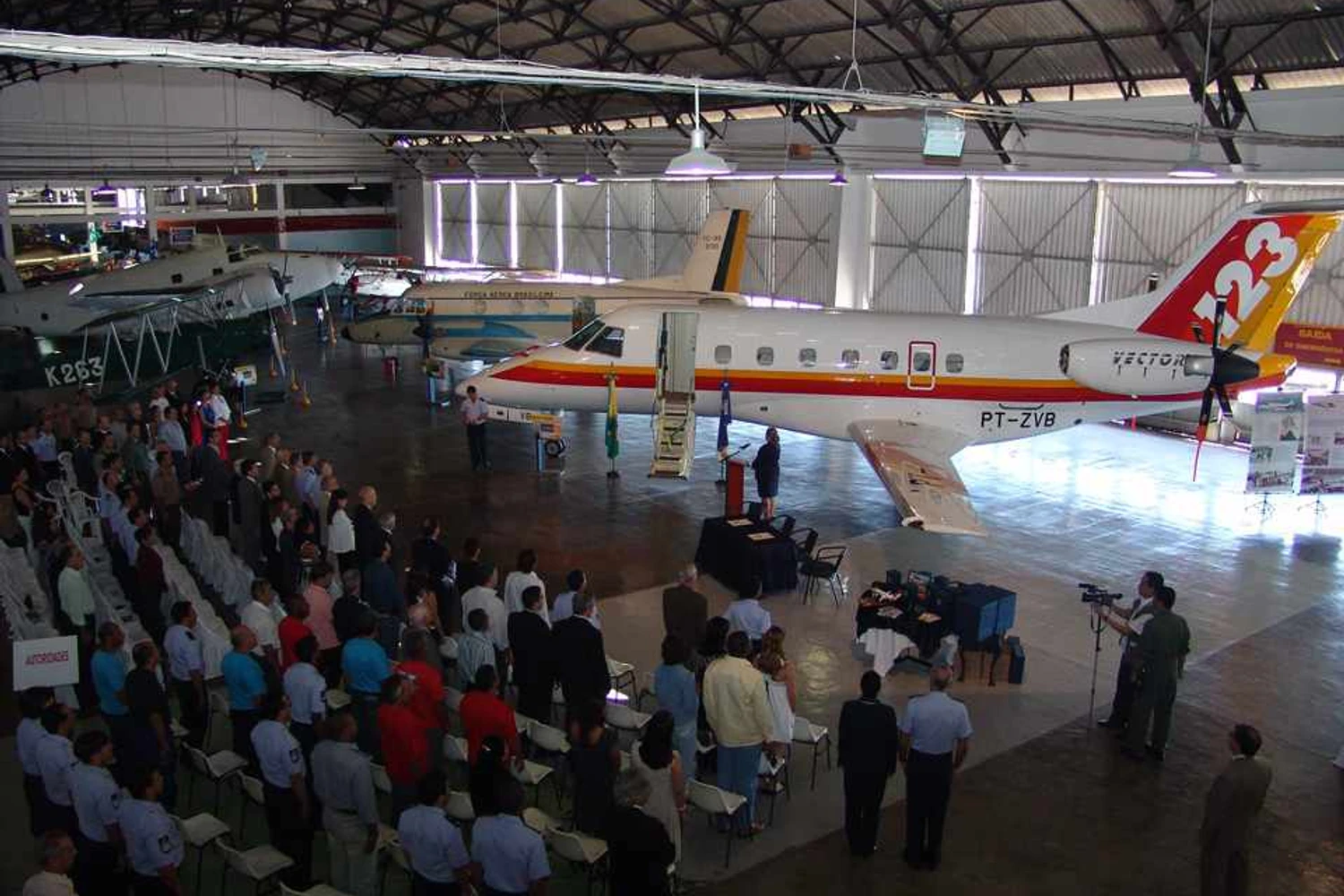 Embraer entrega CBA-123 para o Musal