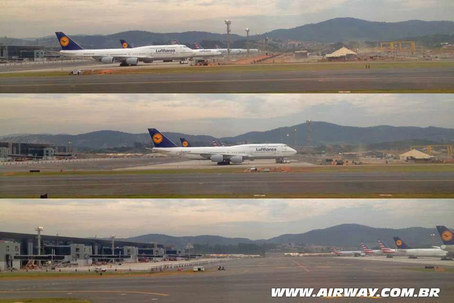 A um mês da inauguração, Guarulhos abre novo pátio para aeronaves