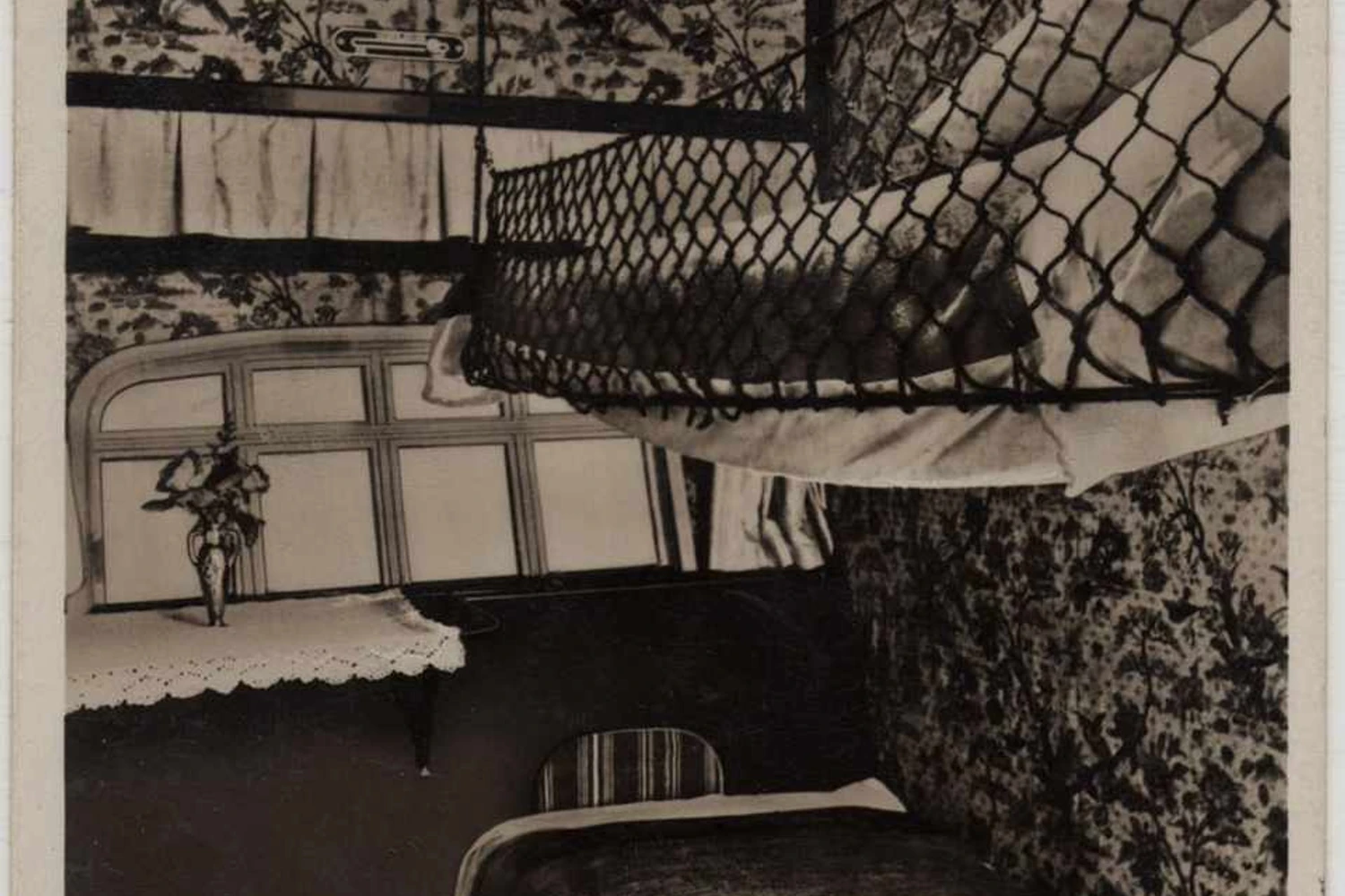 Cabine a bordo do Hindenburg