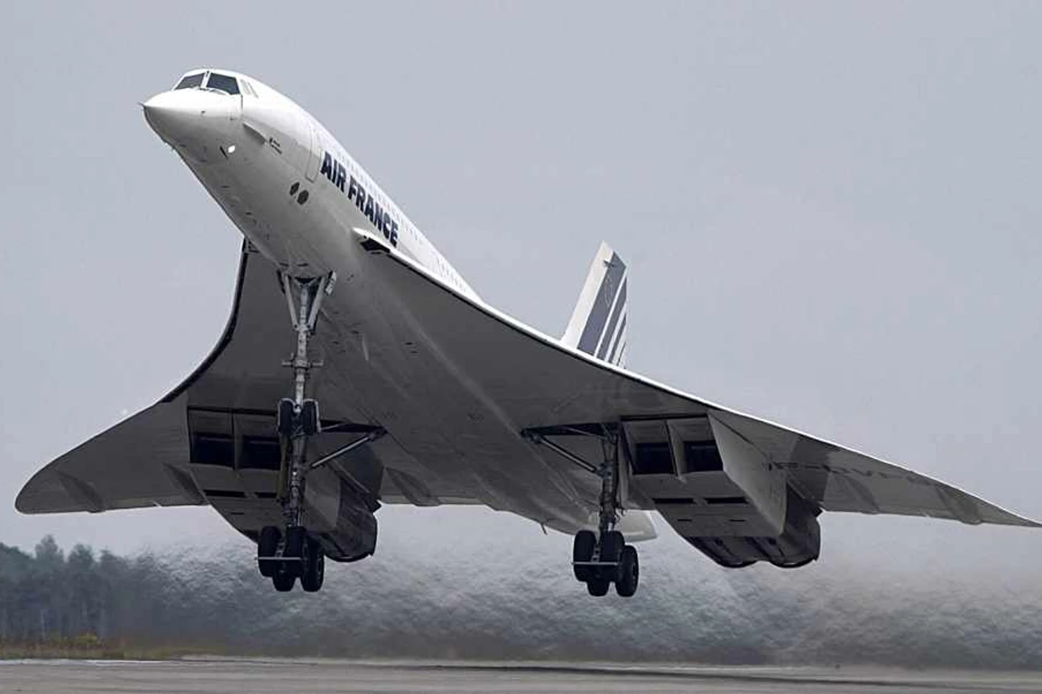 O Concorde podia voar entre Paris e Nova York em apenas três horas (Air France)