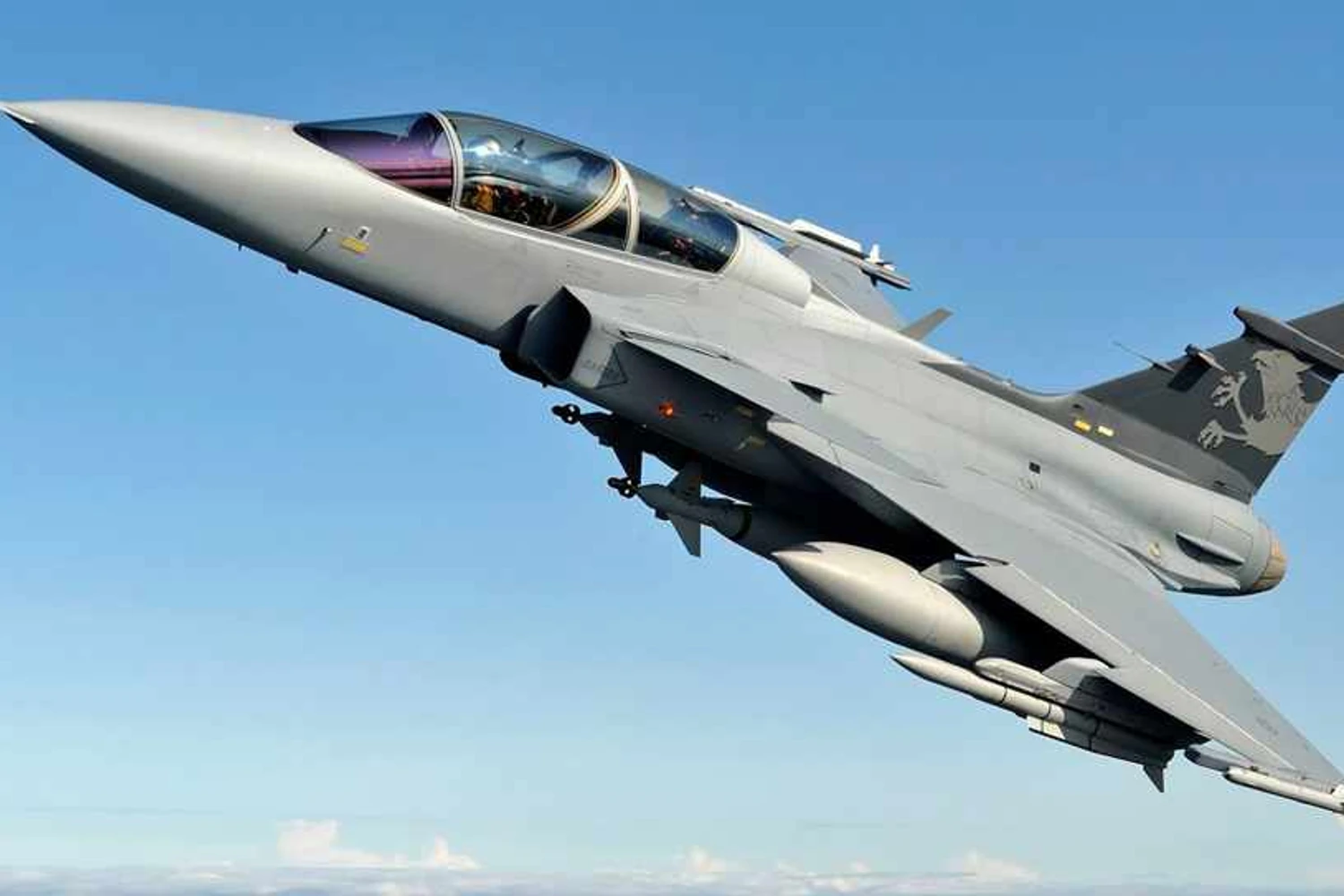 O caça Gripen NG, a versão comprada pela FAB, ainda está em fase de desenvolvimento (Foto - SAAB)