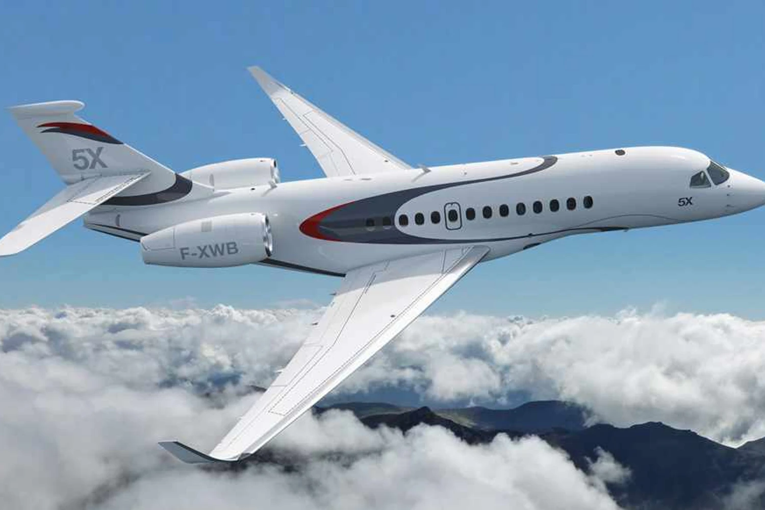 O jato francês pode alcançar até 985 km/h e cobrir uma distância de 9.630 km (Foto - Dassault)