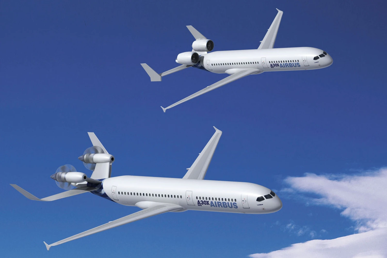 O plano da Airbus é criar uma aeronave com motores elétricos e a diesel (Imagem - Airbus)