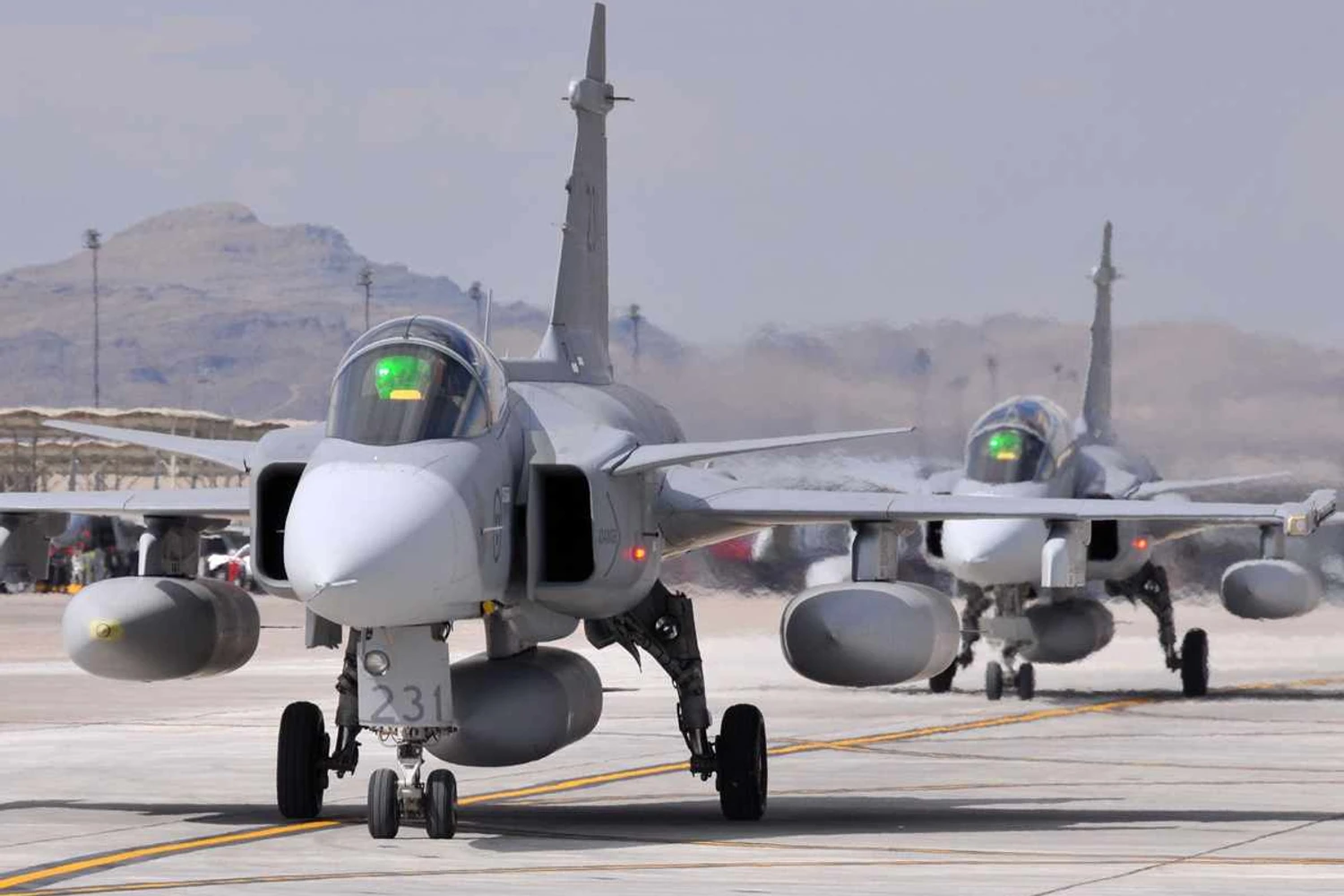 Saab Gripen da Suécia (Foto - Forsvarsmakten)