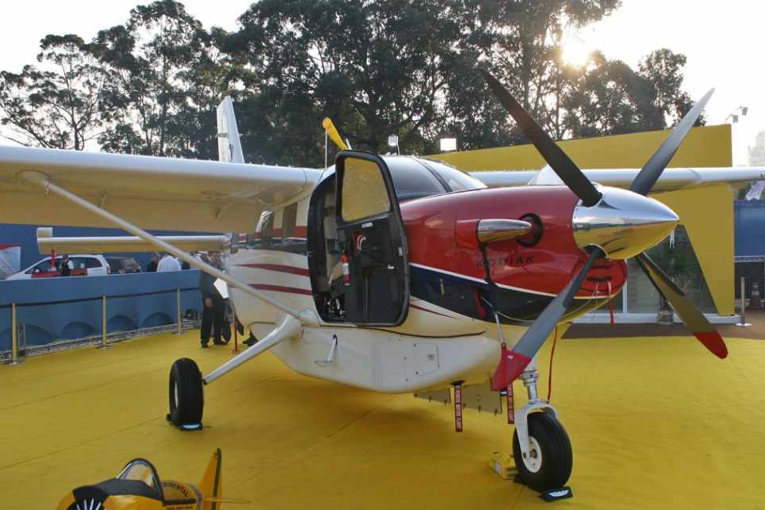 O Kodiak 100 é muito utilizado em regiões remotas e também muito comum em campos de paraquedismo (Foto - Ricardo Meier)