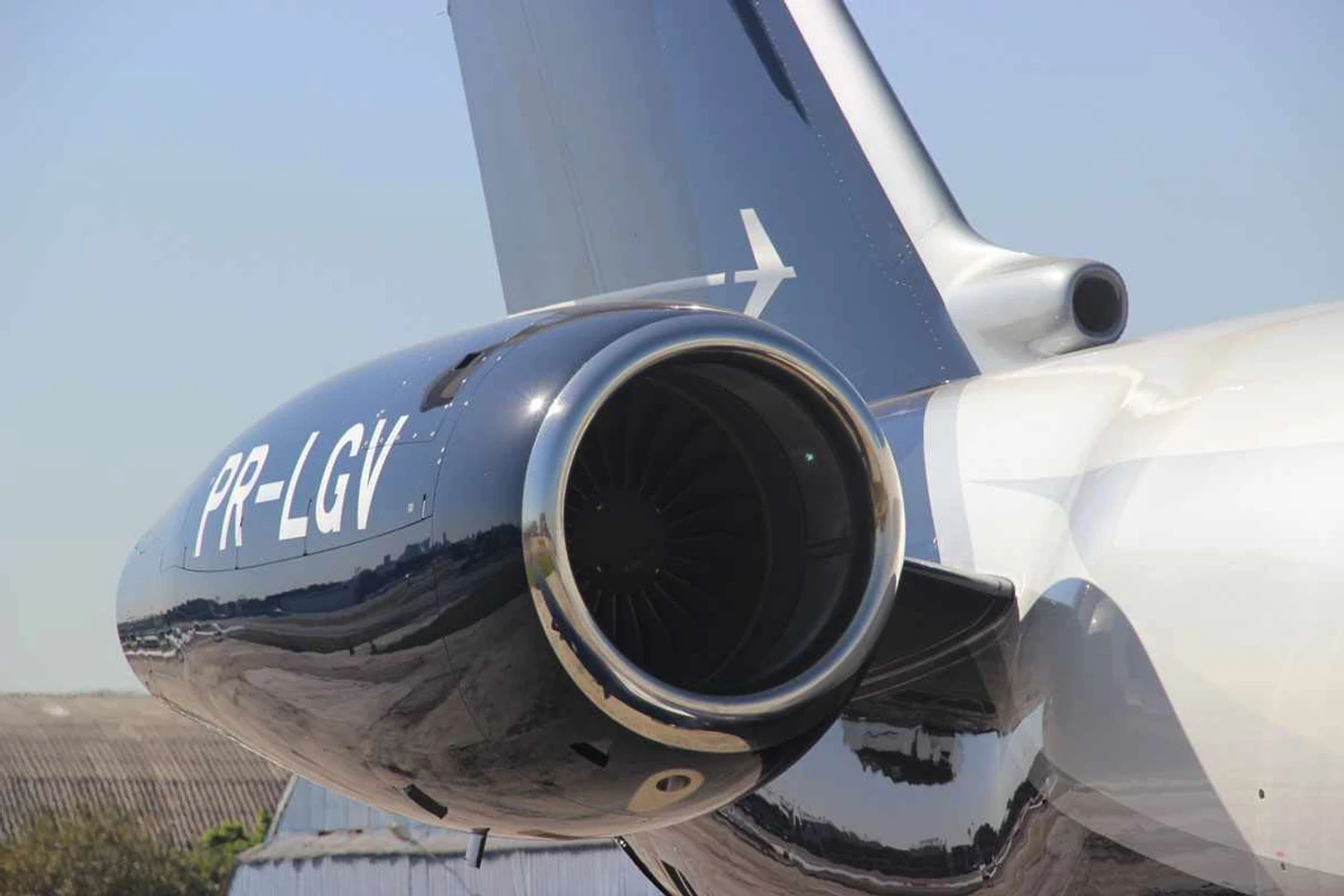 Os motores turbofan do Legacy e Praetor são fabricados pela Honeywell (Thiago Vinholes)