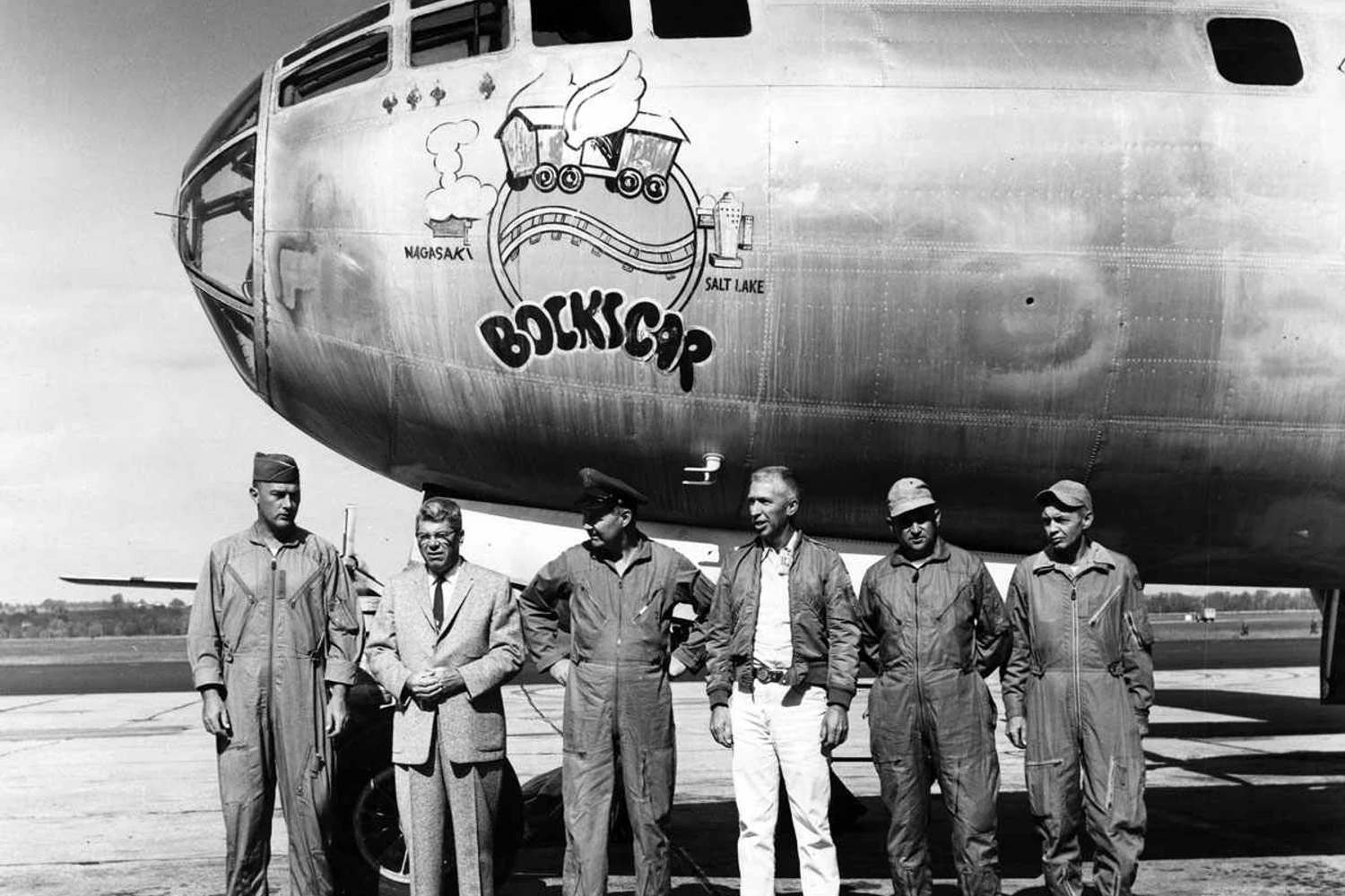 Tripulação do B-29 Bock