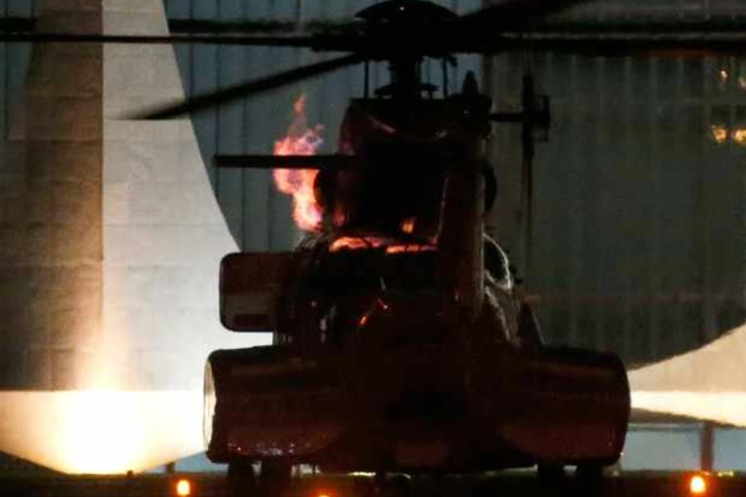 Fogo no helicóptero de Dilma não representa perigo