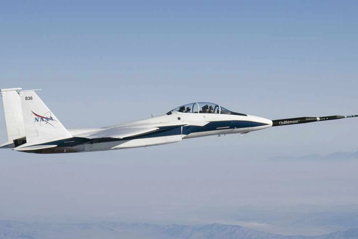 A Nasa está estudando como reduzir o Sonic Boom com um caça F-15 (Nasa)