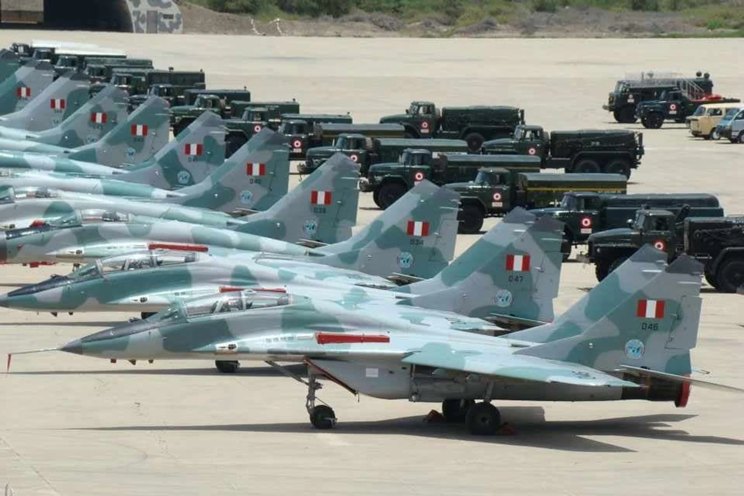 Caças russos MiG-29 do Perú (FAP)