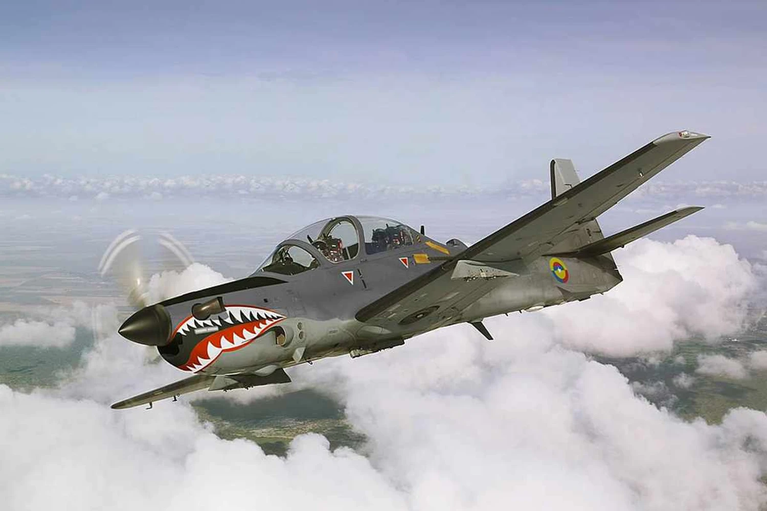 A força aérea da Colômbia conta com 25 Super Tucano na frota (FAC)