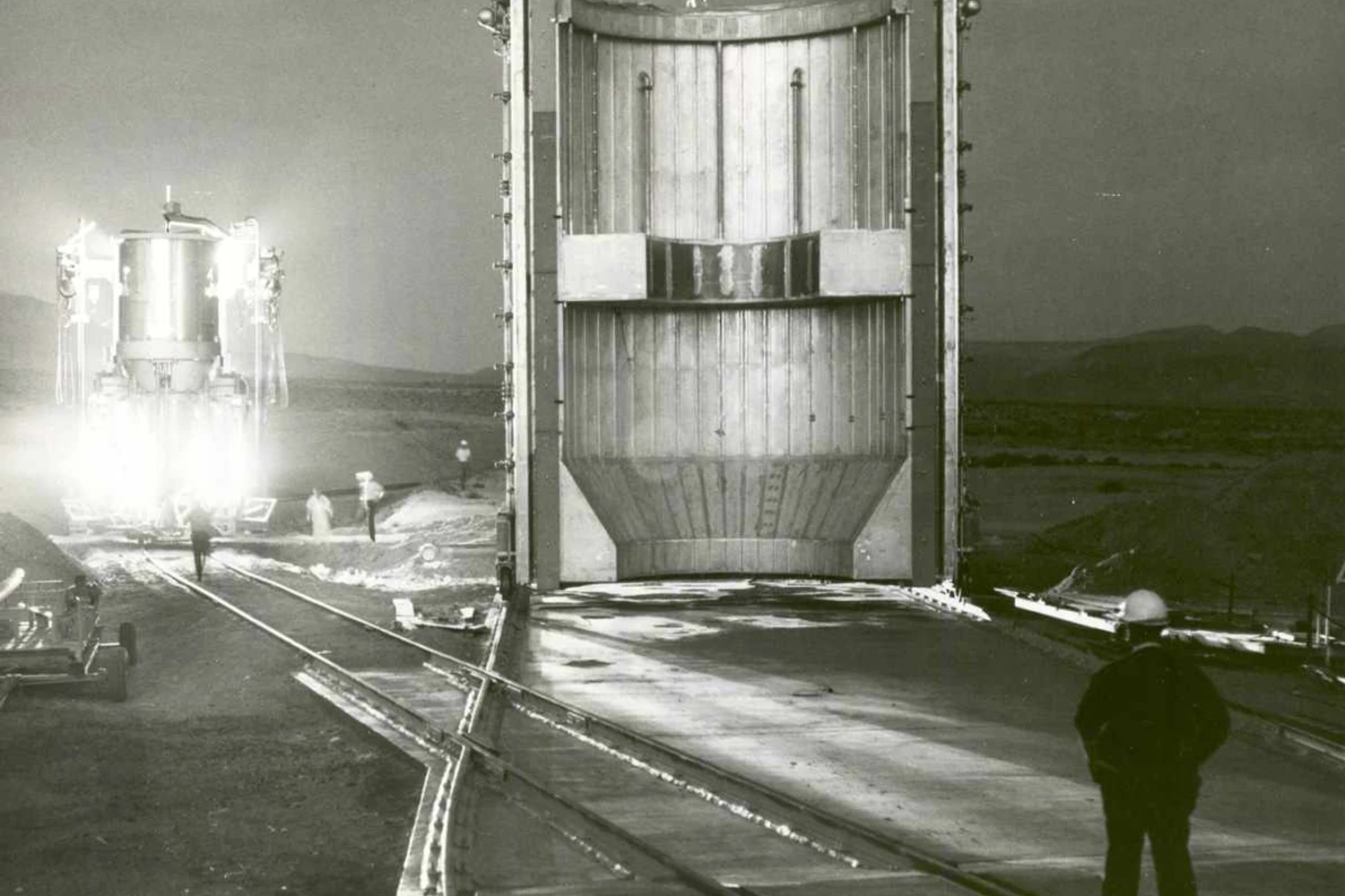 Imagem do primeiro teste da Nasa com um foguete nuclear, em 1961 (Nasa)
