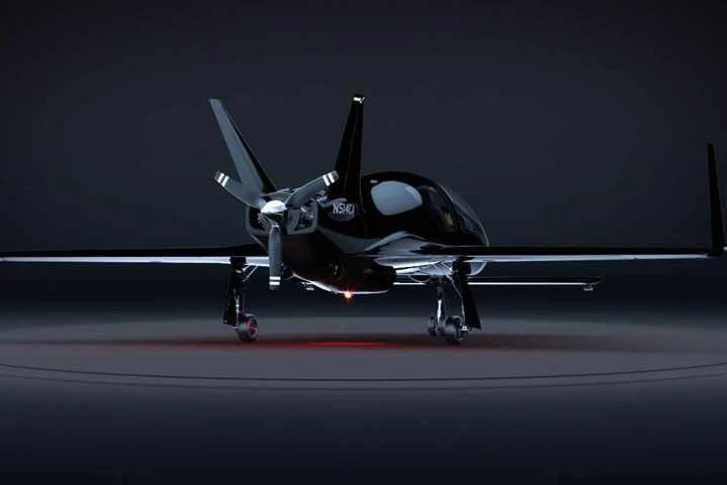 O avião será impulsionado por um motor "pusher" a gasolina de 340 cv (Cobalt Aircraft)