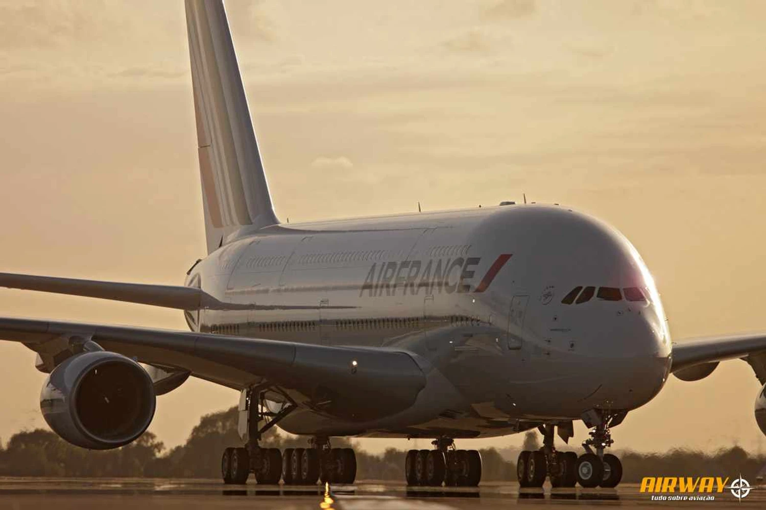 Airbus A380 da Air France (foto: divulgação)