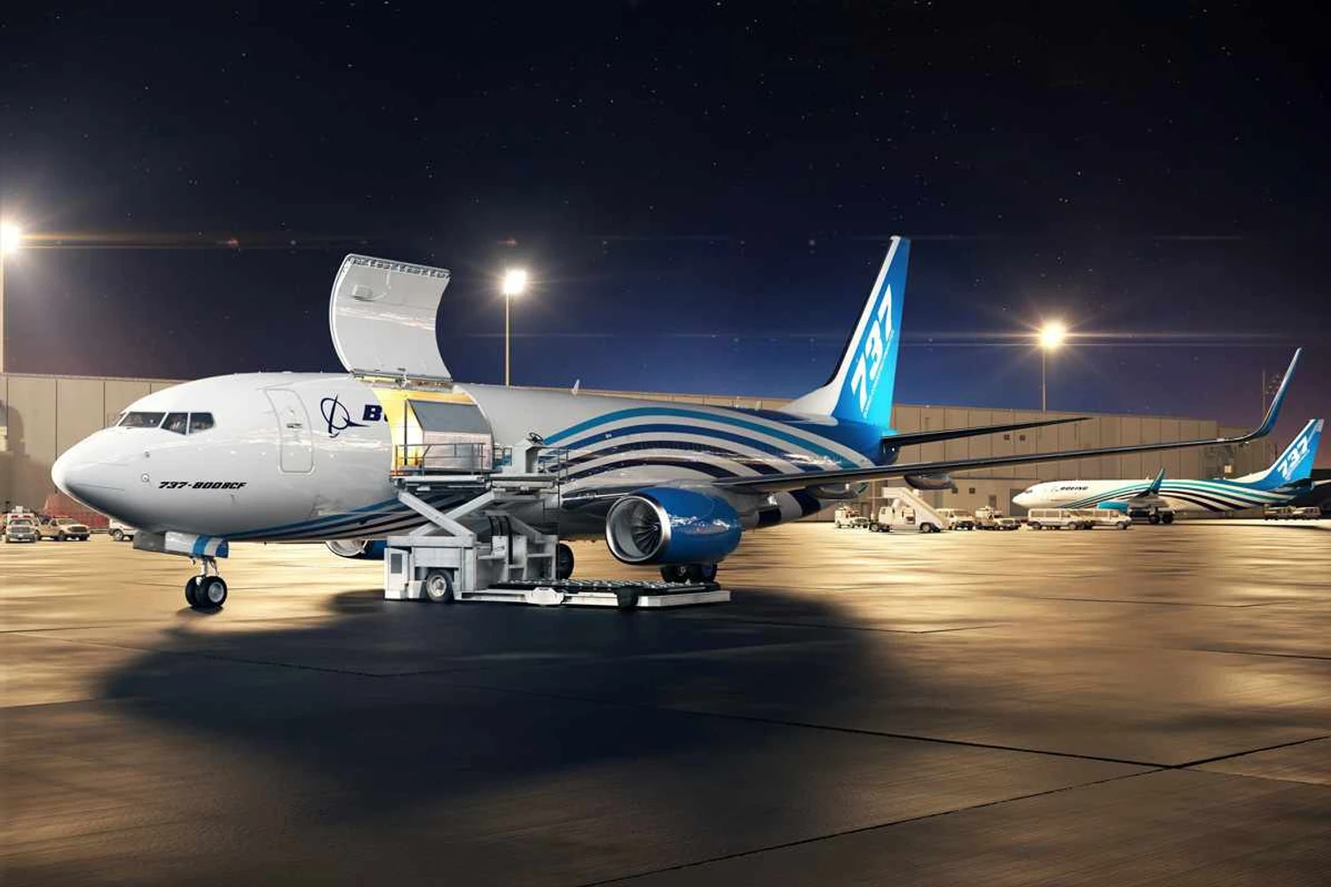 Boeing completa primeira conversão do 737 NG para cargueiro
