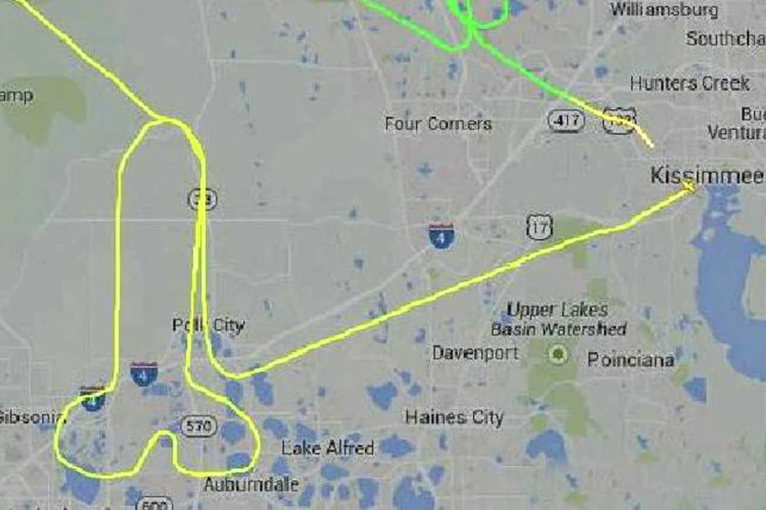 Já esse piloto se inspirou na anatomia humana para criar sua "obra de arte" (Flight Radar 24)