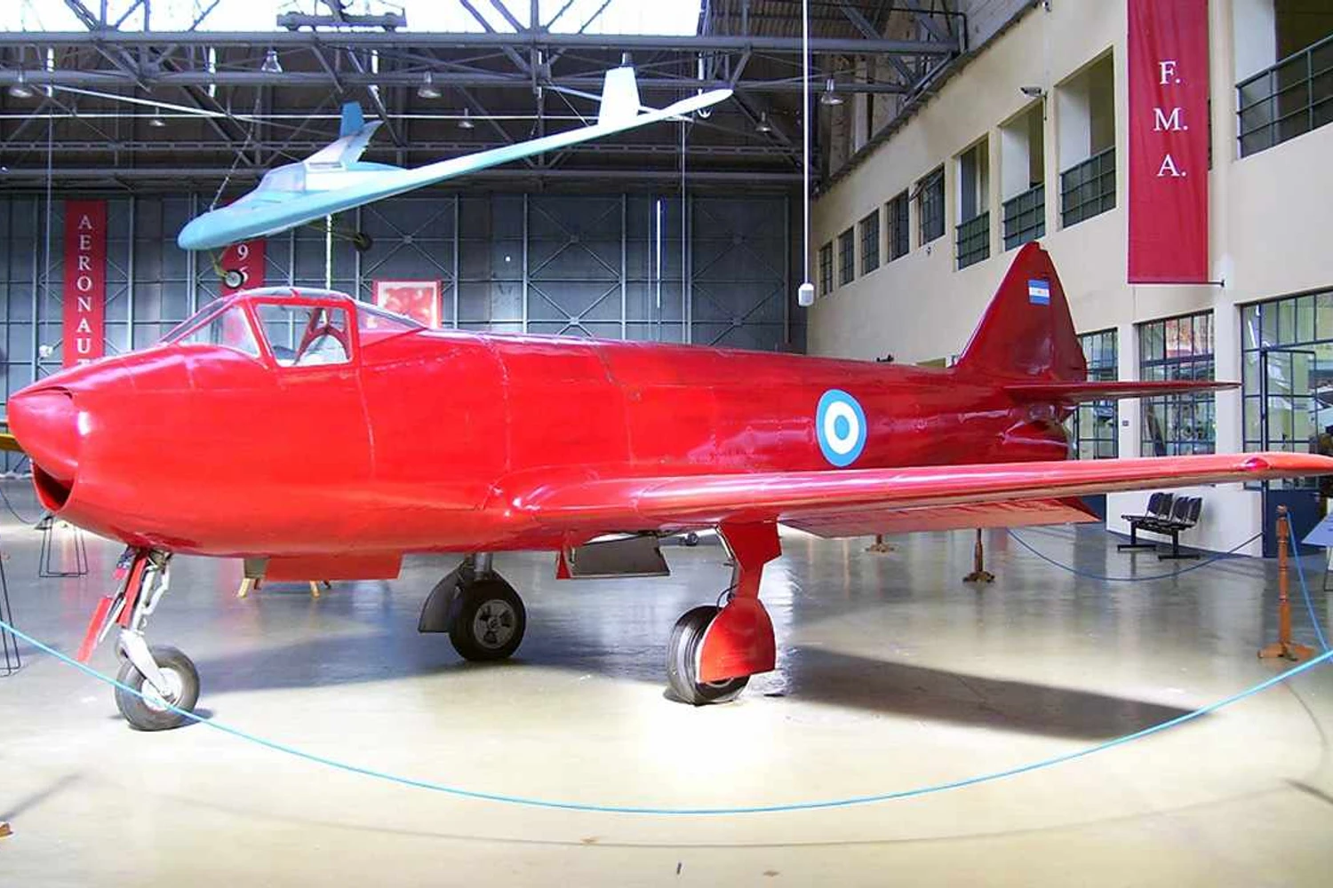 Pulqui I exposto no museu da aeronáutica argentina, em Buenos Aires (Divulgação)