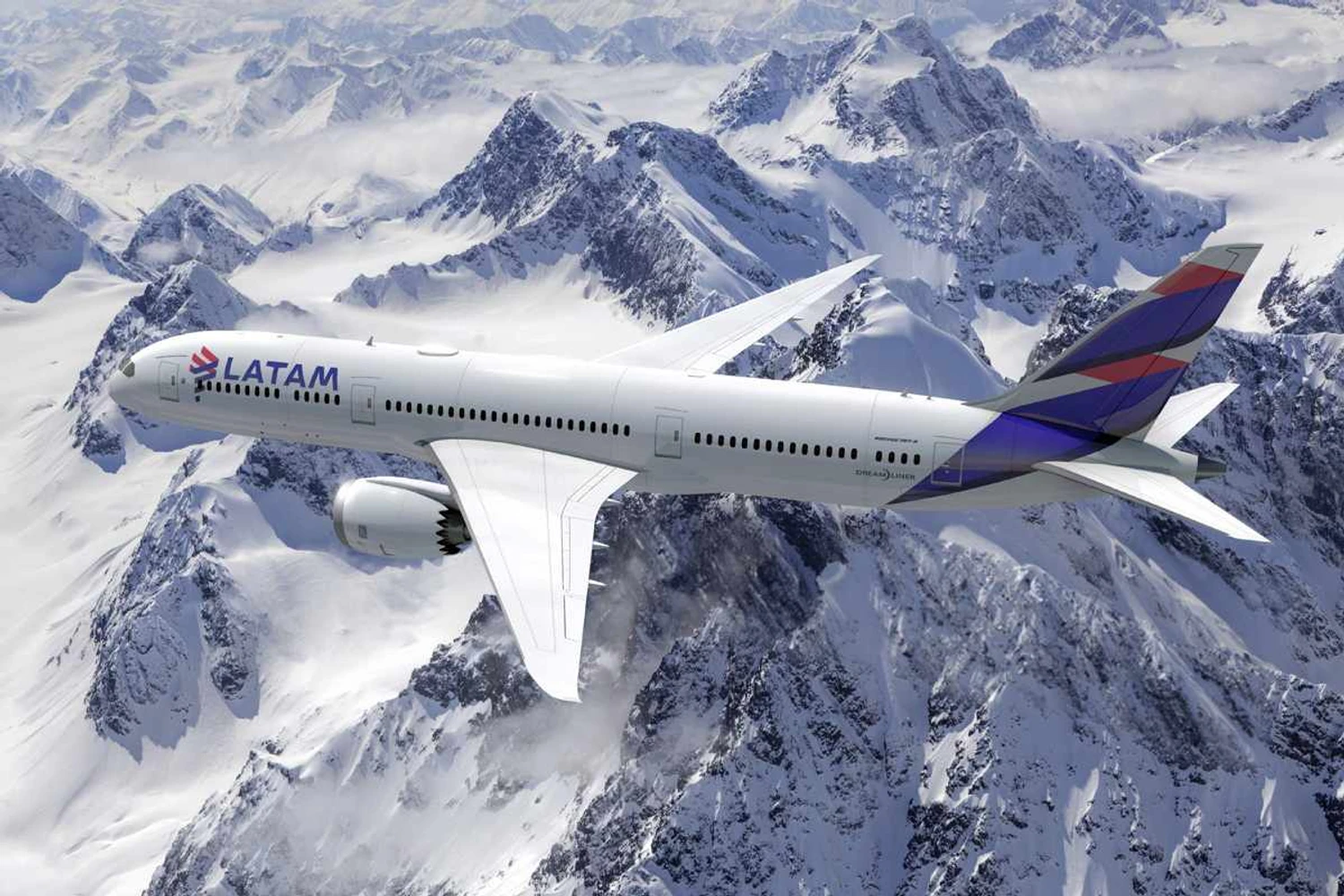 Boeing 787 da LATAM (Divulgação)