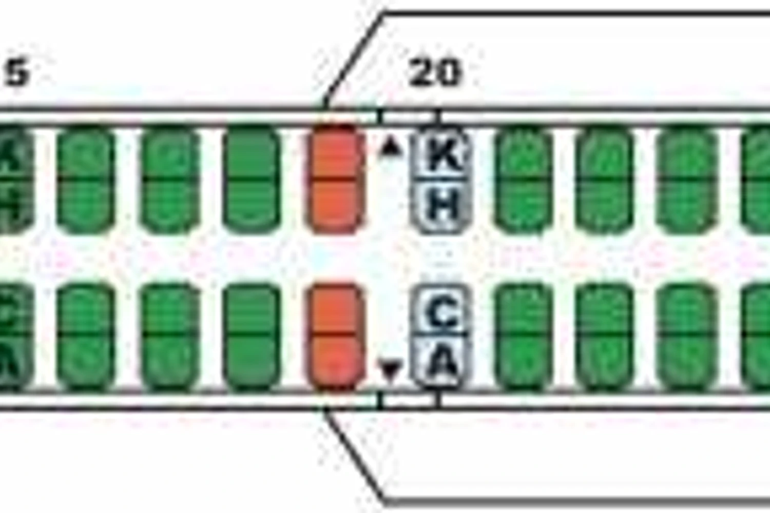 "Couro genuíno": planta do interior do E190 configurado pela Japan Airlines (Embraer)