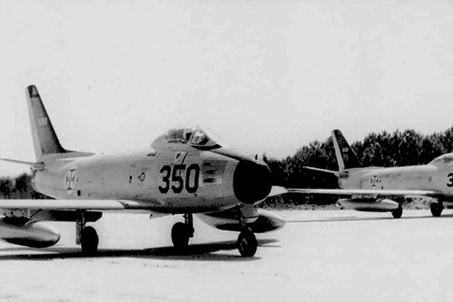 Os F-86 portugueses tiveram de voltar para a Europa e servir a OTAN (Domínio Público)