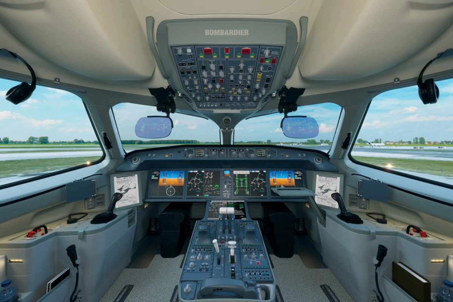 Cockpit do Bombardier CS100