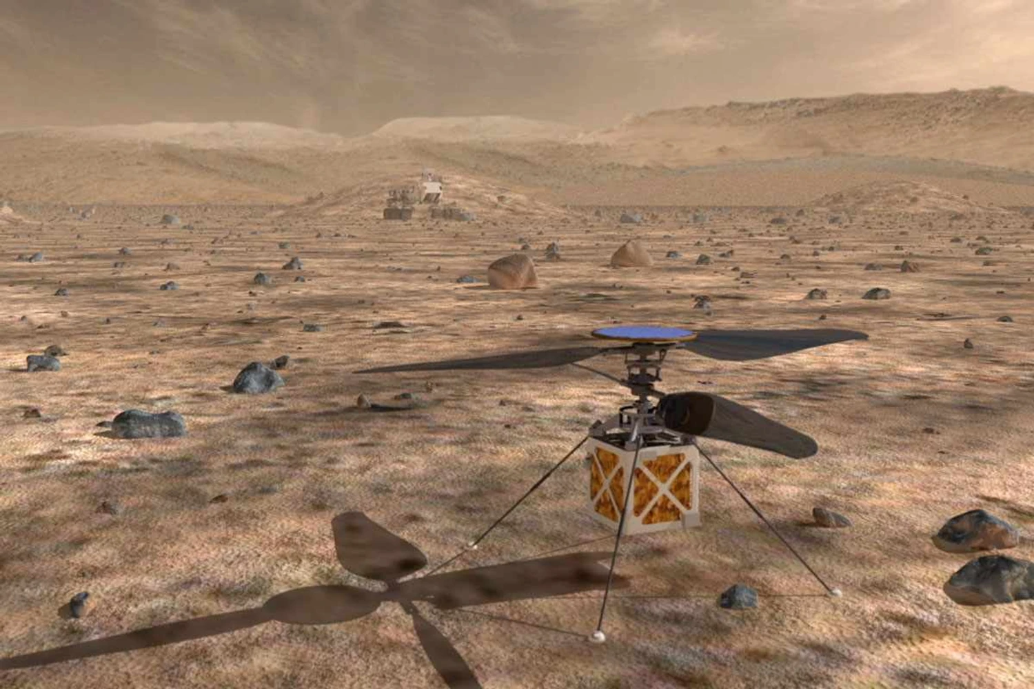 Nasa planeja enviar helicóptero para Marte em 2020