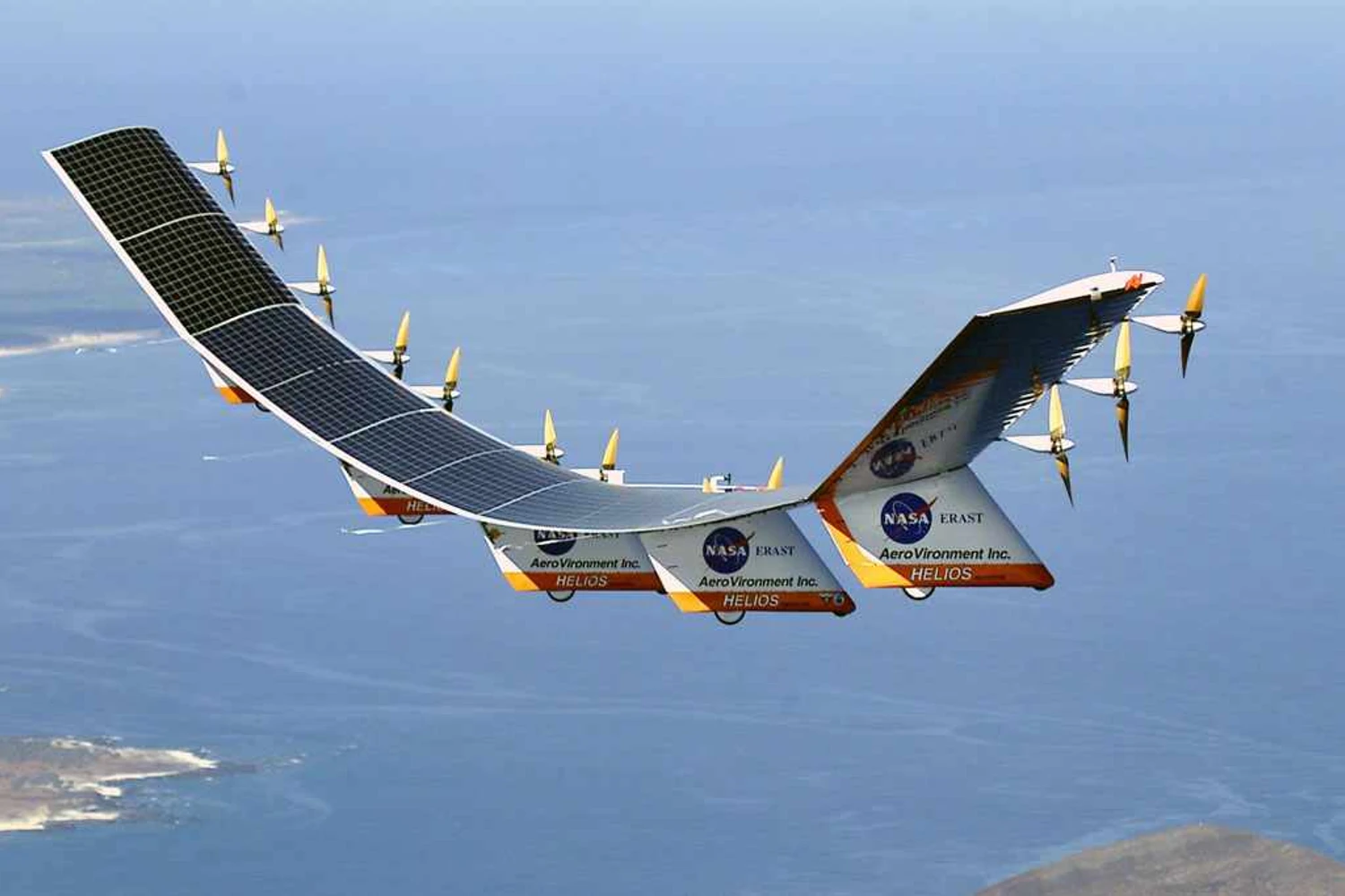 Em 2001, o Helios alcançou 29.523 metros de altitude (NASA)