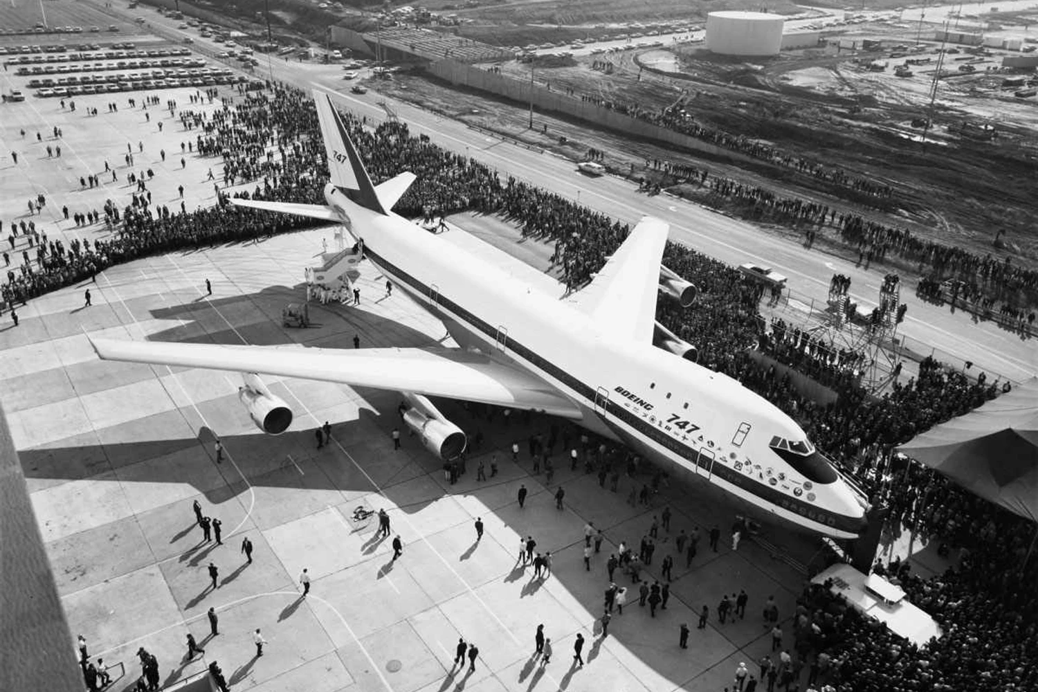 O 747 foi durante muito tempo o principal jato de longo curso do mercado; a produção está perto de 2.000 unidades (Boeing)