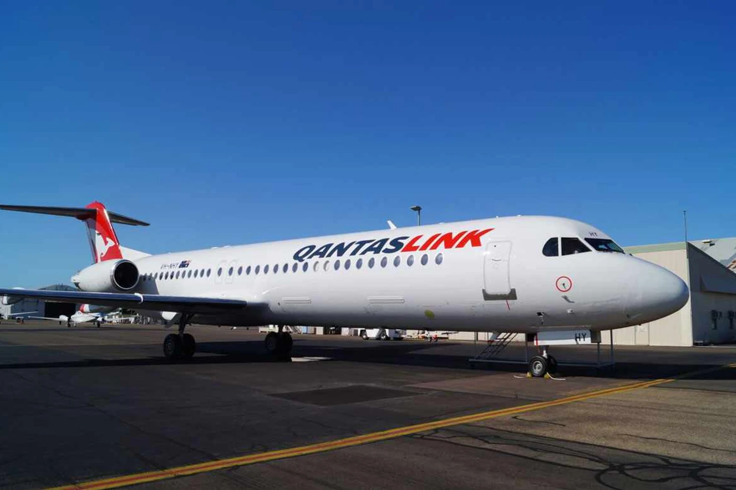 Os Fokker 100 ex-Avianca foram comprados pelo grupo australiano Qantas e seguem voando (Qantas)