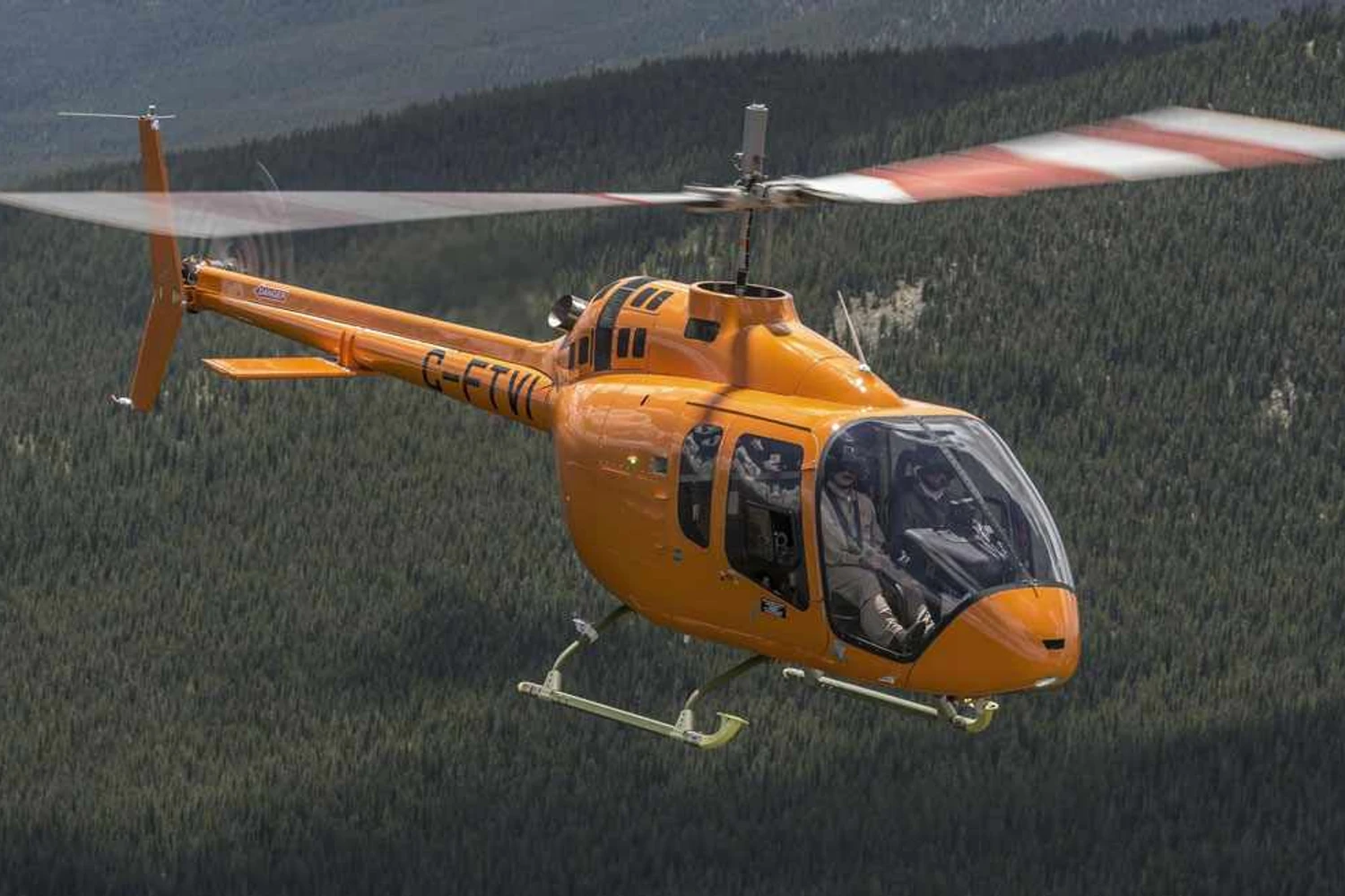 O Bell 505 Jet Ranger X é um helicóptero leve para quatro ocupantes (Divulgação)