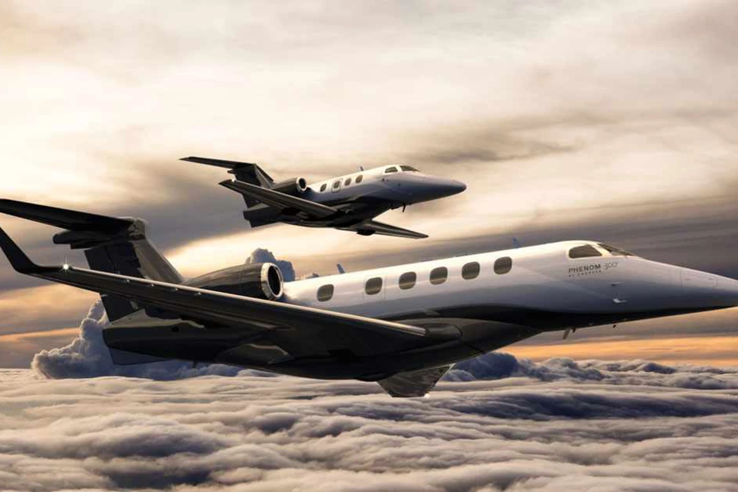 Os modelos da linha Phenom estão entre os jatos executivos mais vendidos do mundo (Divulgação)