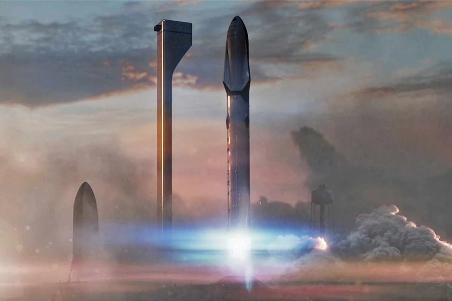 A SpaceX prepara um dos locais de lançamento usados pelo ônibus espacial para lançar o ITS