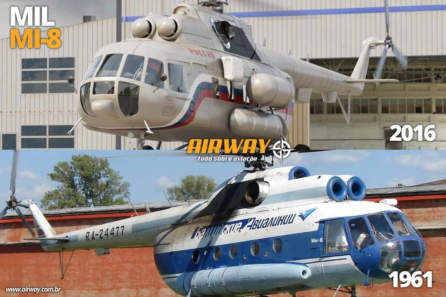 Mil Mi-8: helicóptero mais produzido no mundo