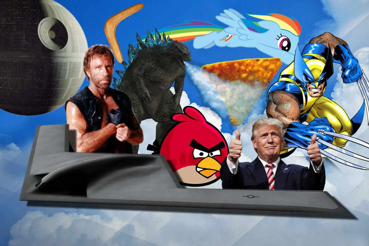 Já pensou num bombardeiro chamado B-21 "Chuck Norris"?