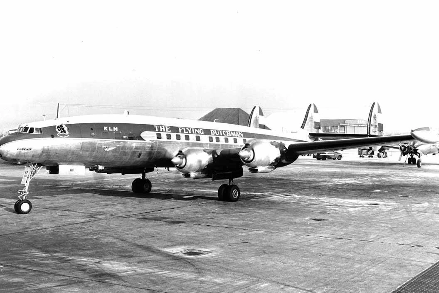 Na década de 1950, o DC-4 deu lugar ao clássico Constalation, com maior capacidade e autonomia (KLM)