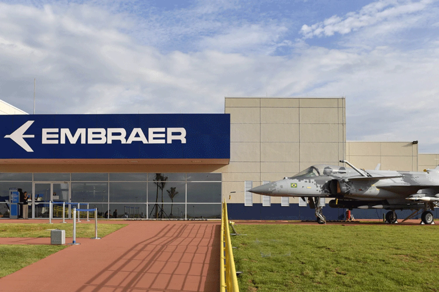 O centro de trabalho conjunto da Embraer e Saab em Gavi&atilde;o Peixoto (Divulga&ccedil;&atilde;o)