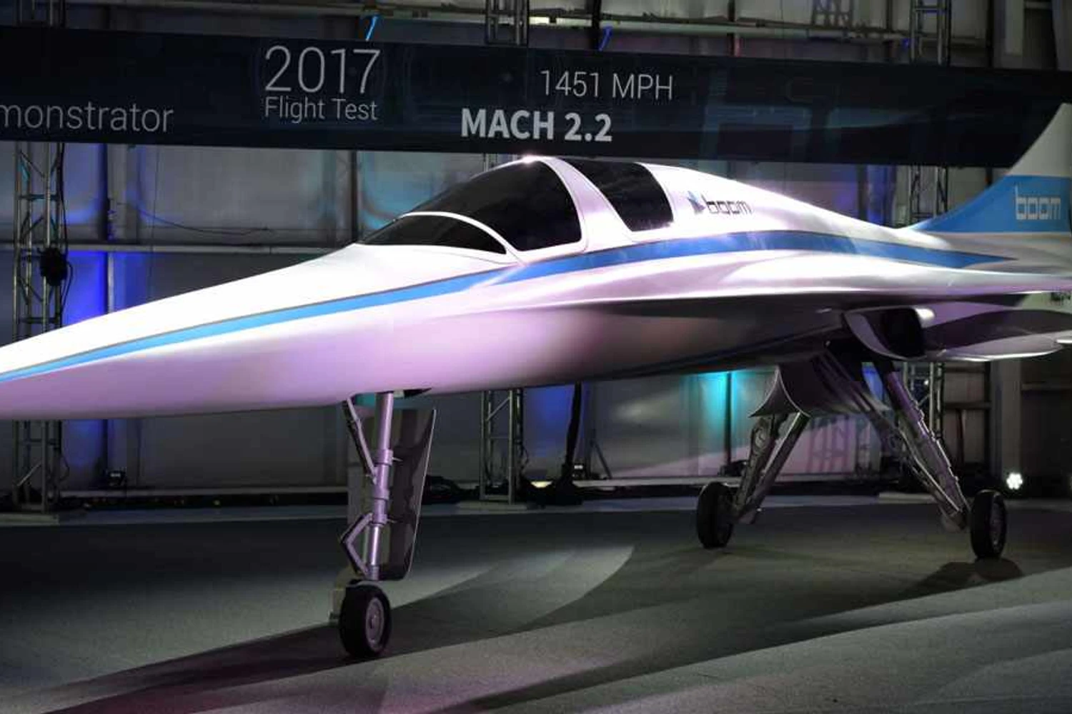 Protótipo de jato comercial supersônico é apresentado nos EUA