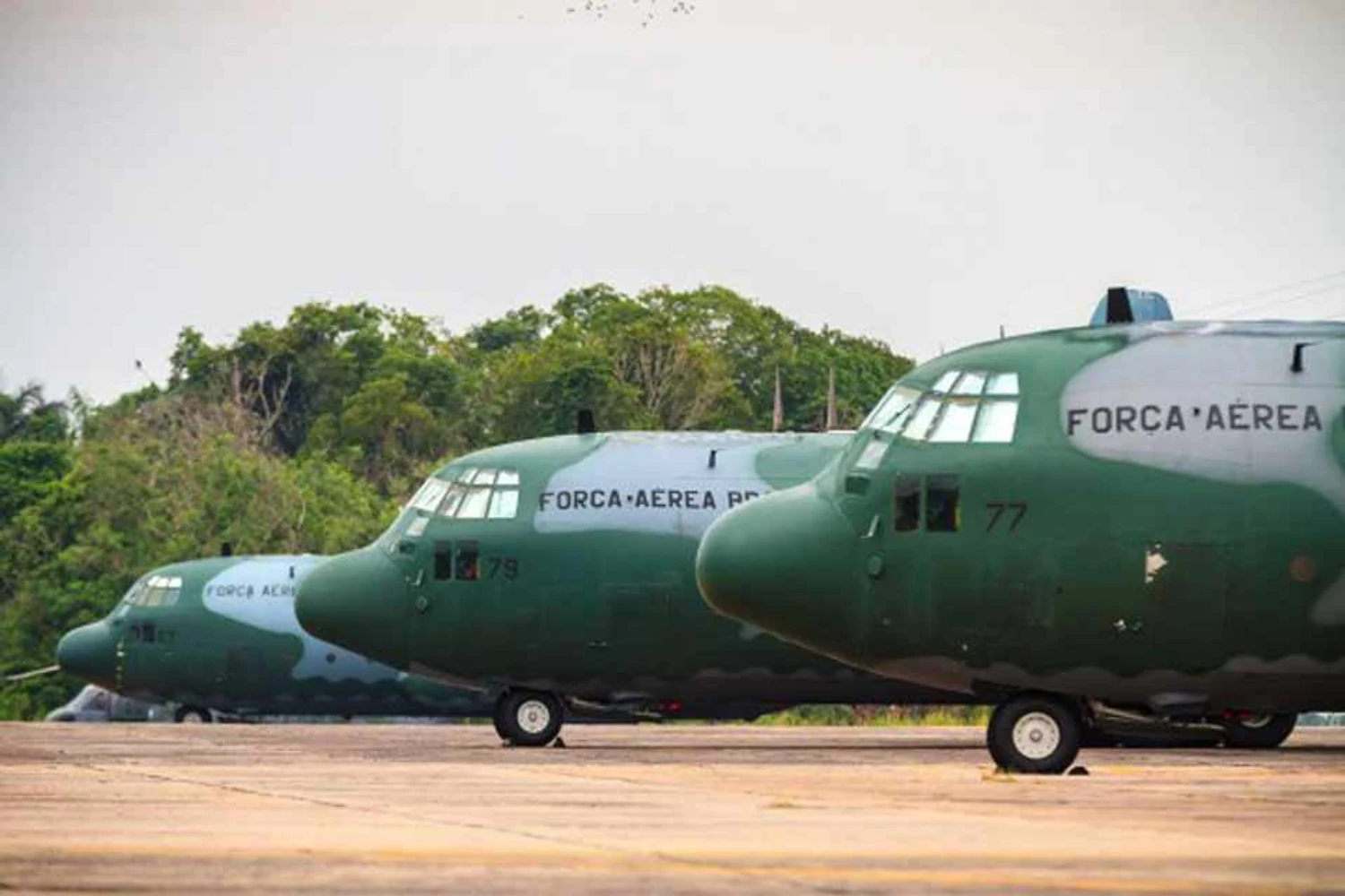 Hercules da FAB vão buscar corpos das vítimas do acidente aéreo na Colômbia