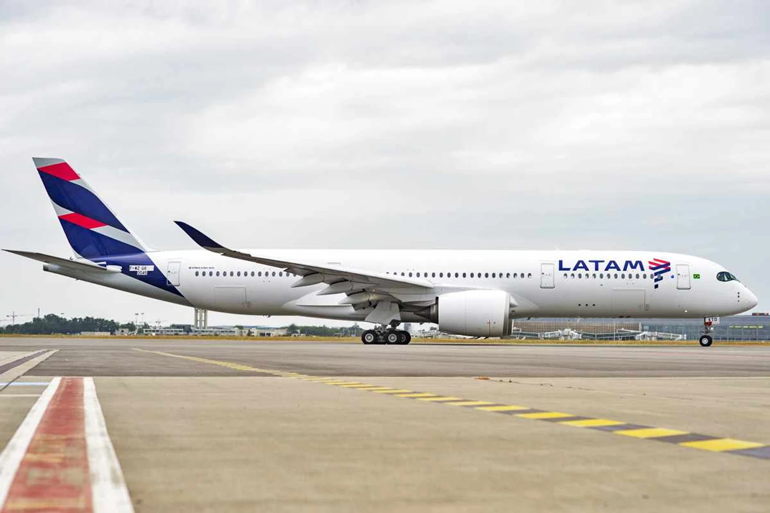 A LATAM tem sete Airbus A350 na frota (Airbus)