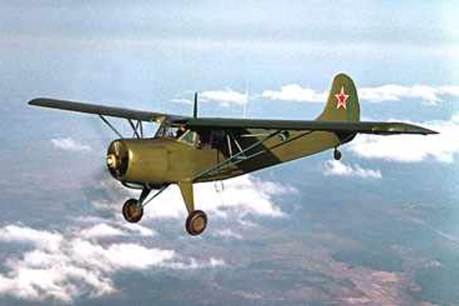O Cessna foi confundido com um Yak-12, monomotor comum na URSS (Domínio Pùblico)