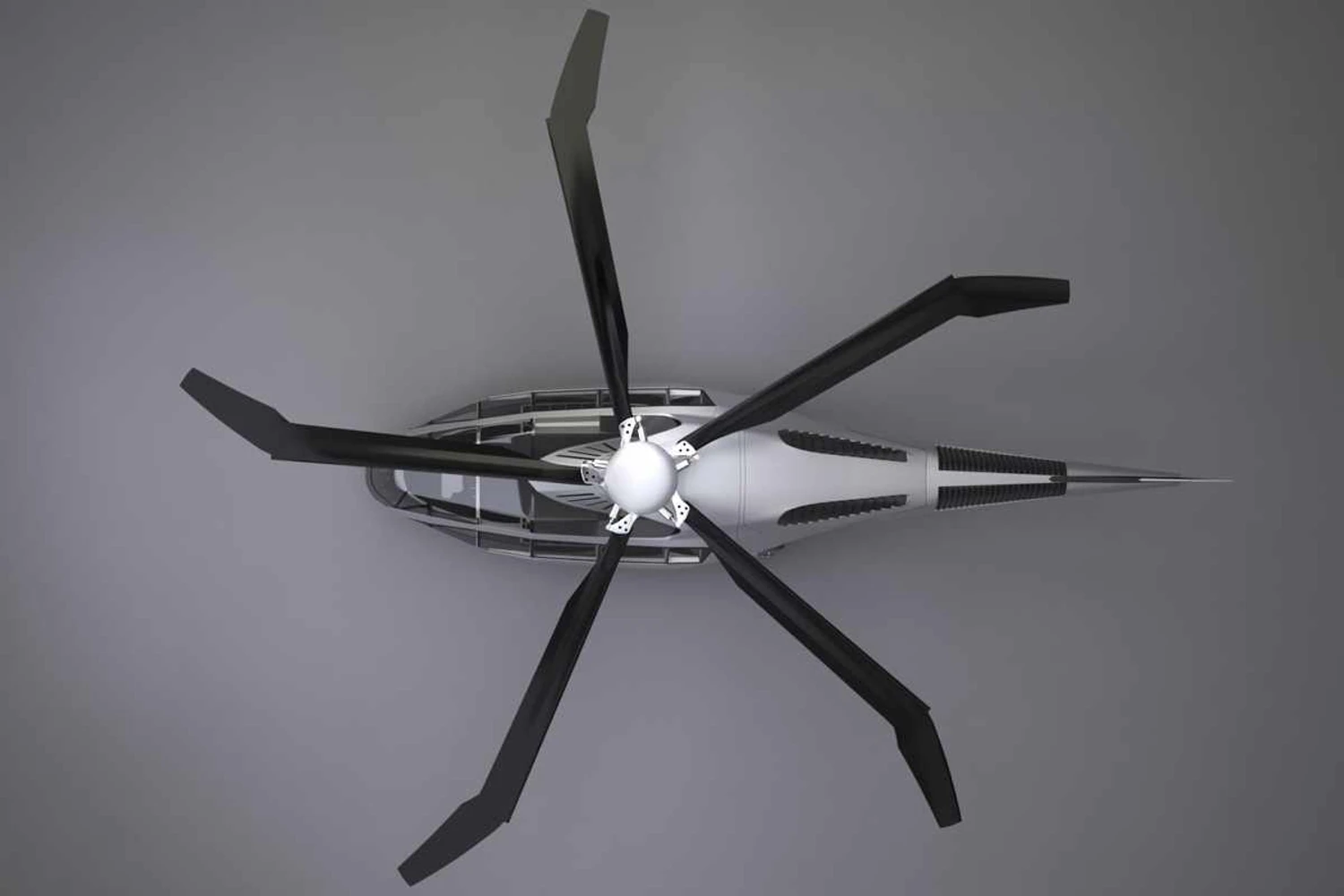 As pás das hélices do FCX-001 se adaptarão ao regime de voo (Divulgação)
