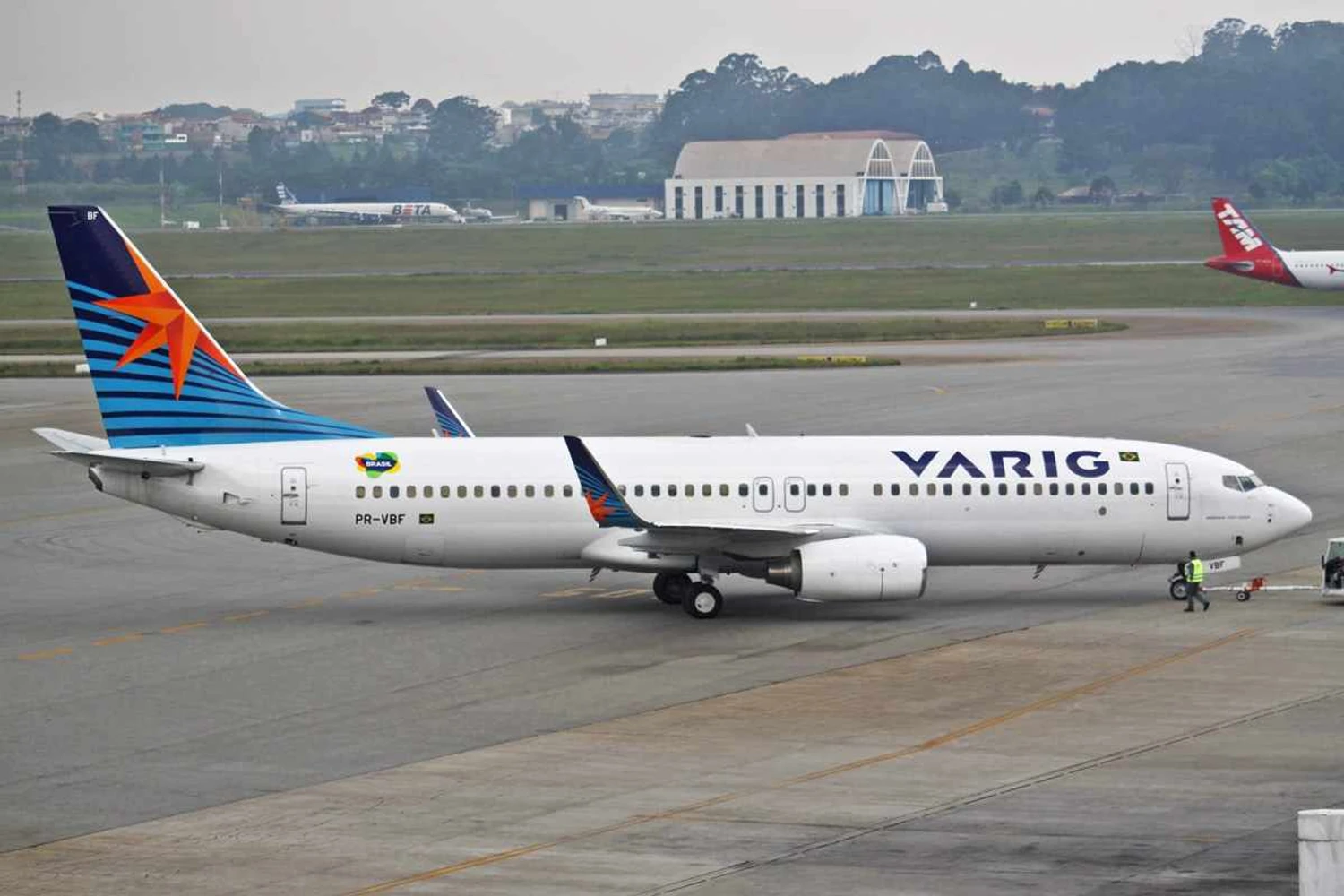 Boeing 737-800 da 'Nova Varig': Gol tentou aproveitar imagem da antiga companhia sem sucesso (Aeroprints)