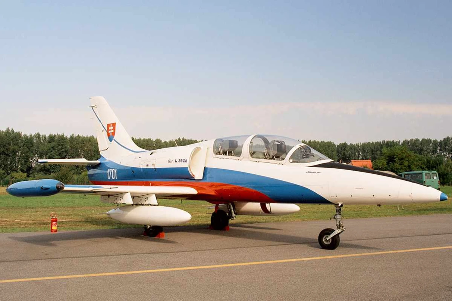 O L-39 Albatros, treinador que deu origem ao L-159 (Przemyslaw Idzkiewicz)