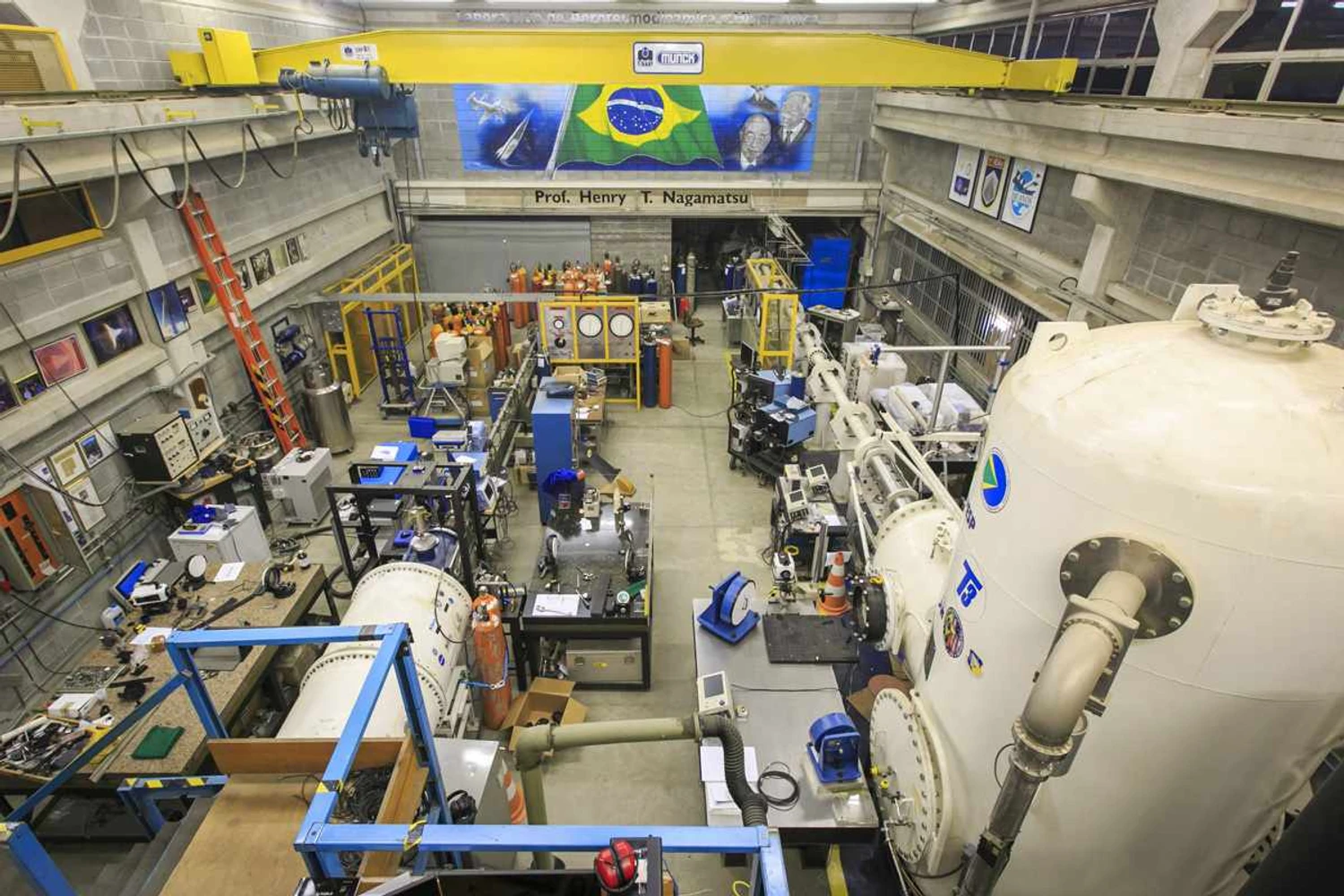 O laboratório do IEAV, onde está o mais avançado túnel de vento da América Latina (Sgt. Manfrim/FAB)
