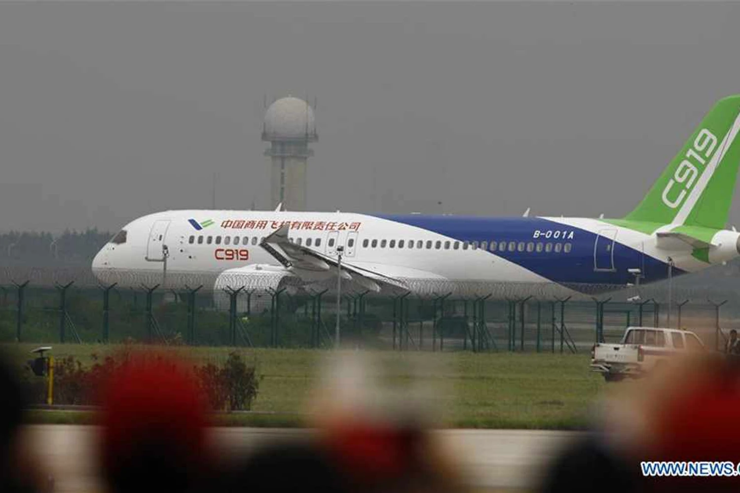 A COMAC já recebeu 570 encomendas pelo C919, a maioria de empresas chinesas (Xinhua)