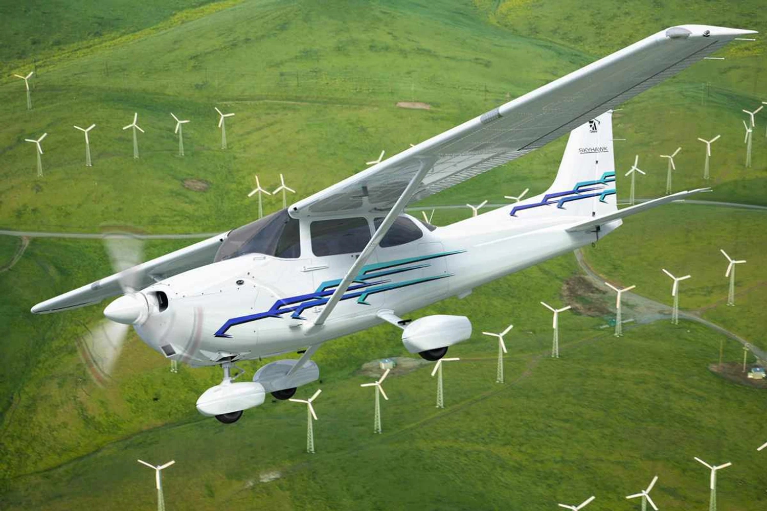 O Cessna Skyhawk (Divulga&ccedil;&atilde;o)