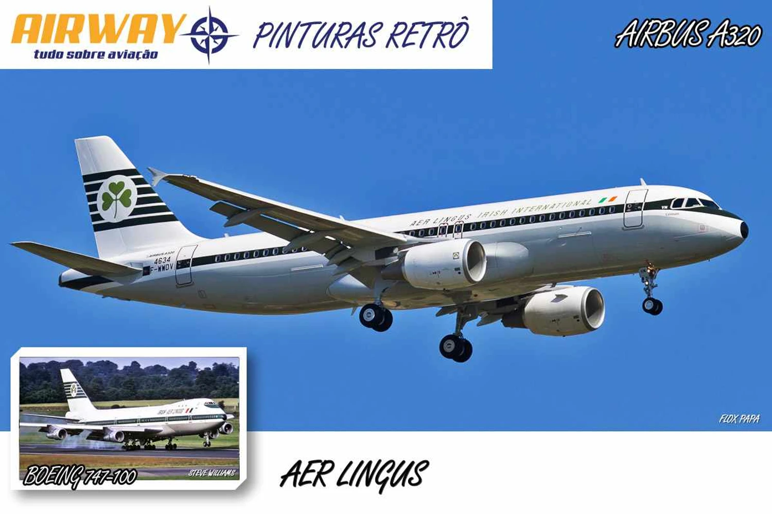 A irlandesa e seu visual antigo num A321