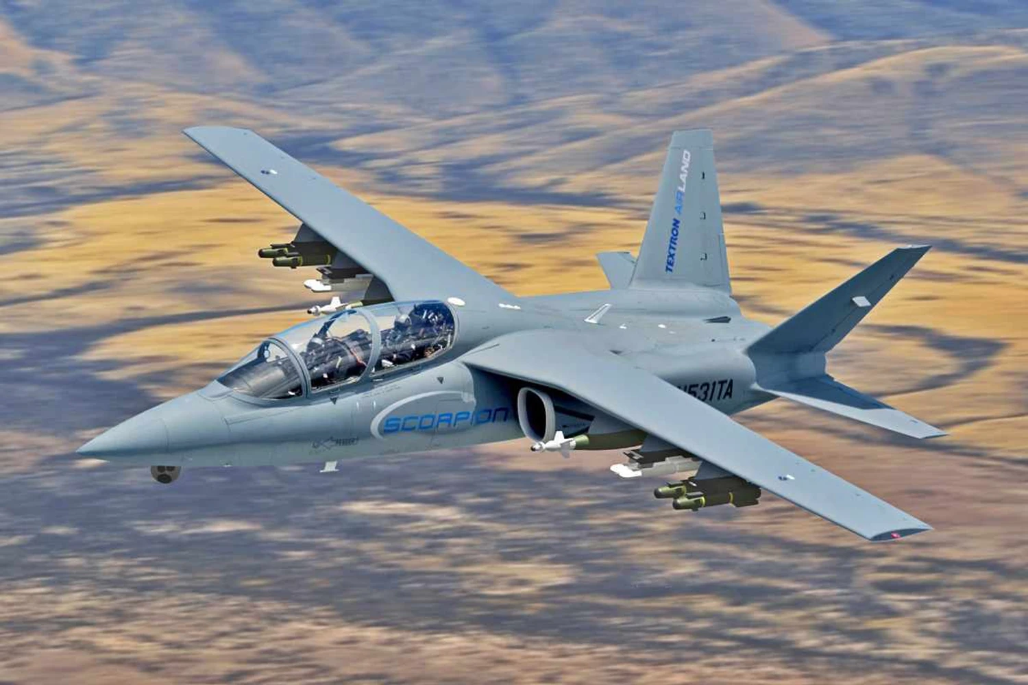 O jato Textron AirLand (Divulgação)