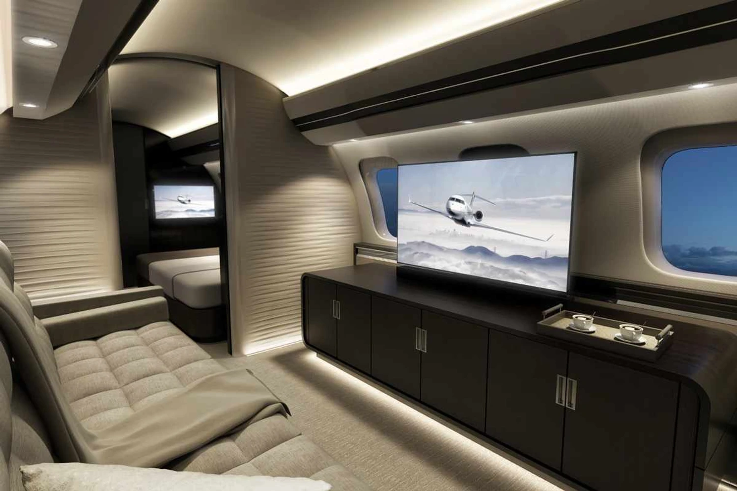 Bombardier Global 7000 (Divulgação)
